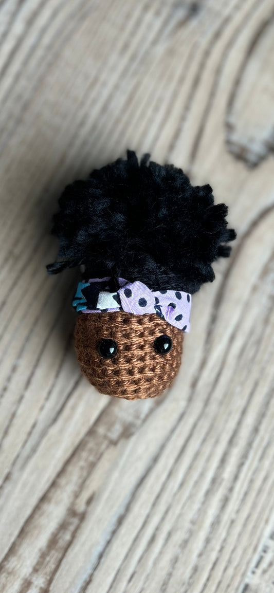Meet Amaya! Handmade Crochet Keychain