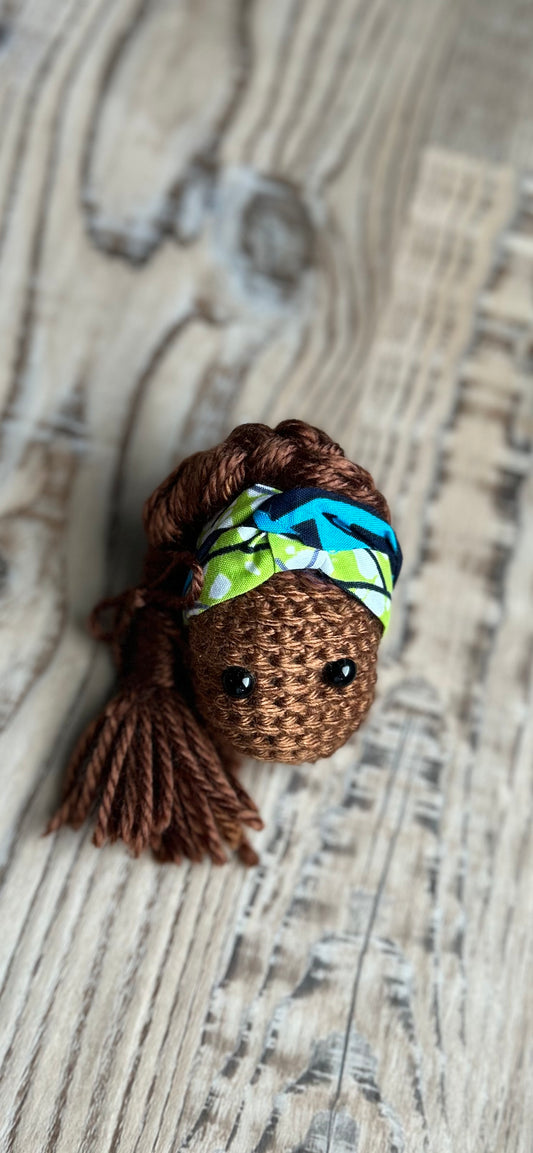 Meet Elowen! Handmade Crochet Keychain