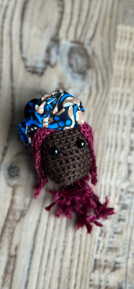 Meet Liora! Handmade Crochet Keychain