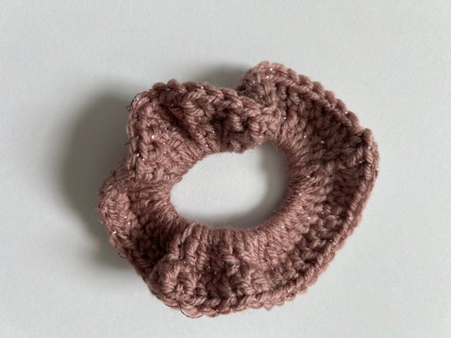 Pink Sparkle Scrunchie