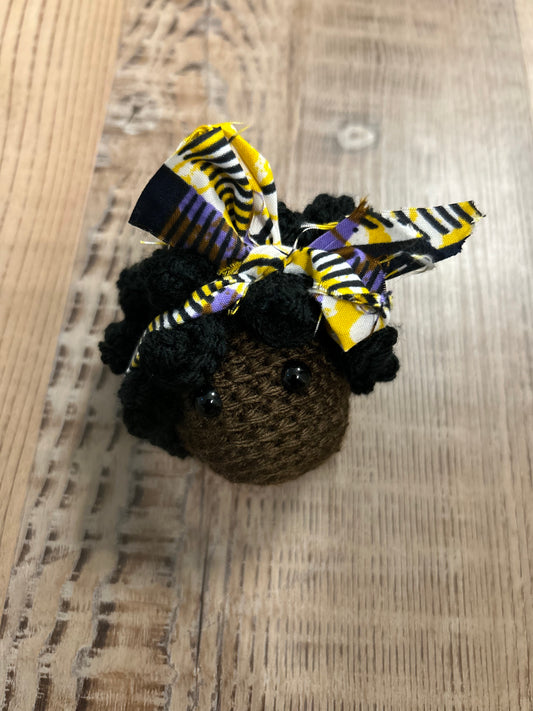 Meet Tiara! Handmade Crochet Keychain