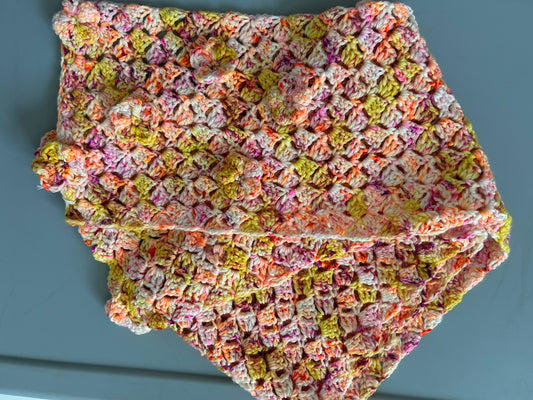 Floral Crochet Scarf
