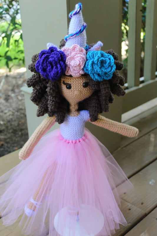 Meet Taraji!- Handmade Crochet Doll